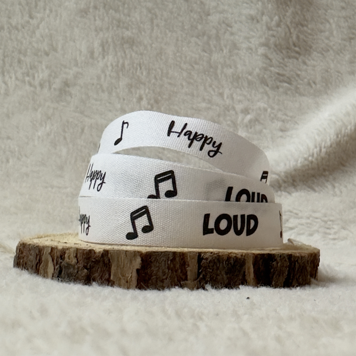 Baumwolllband I Happy and Loud