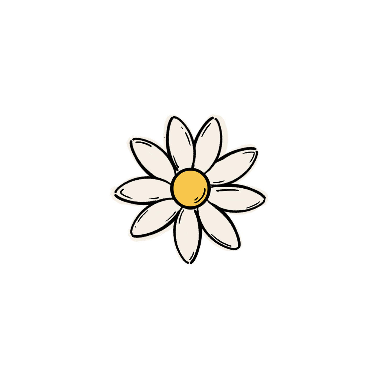 Bügelbild Groß | Daisy