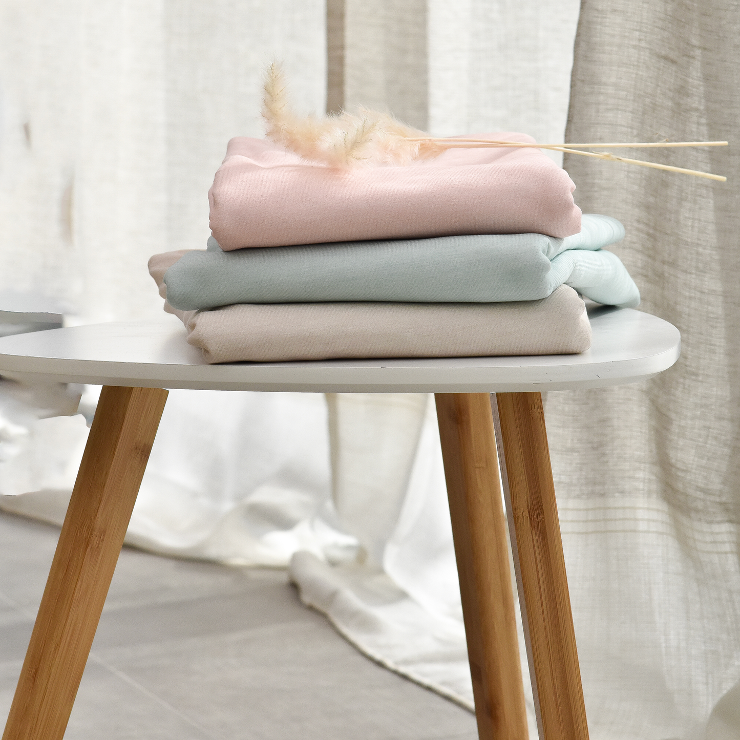 Bio French Terry | Denim Beige