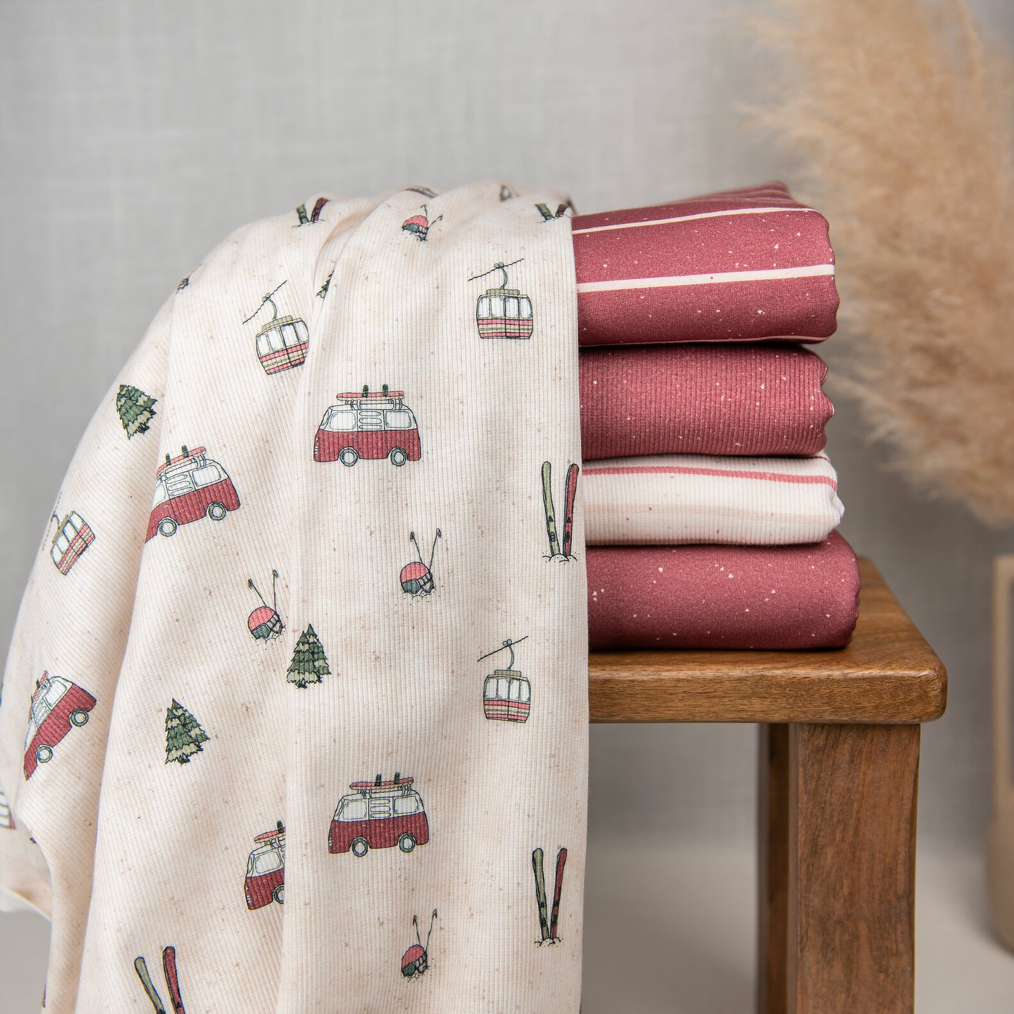 Bio Heavy Ribjersey | Wintervan rot