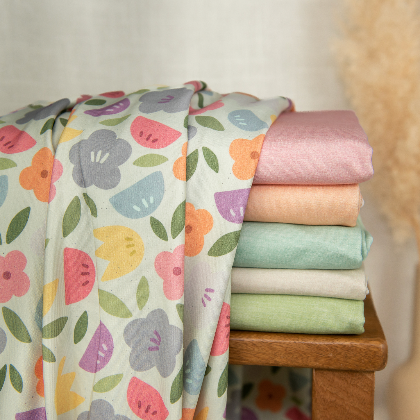 Bio French Terry | Retroblumen