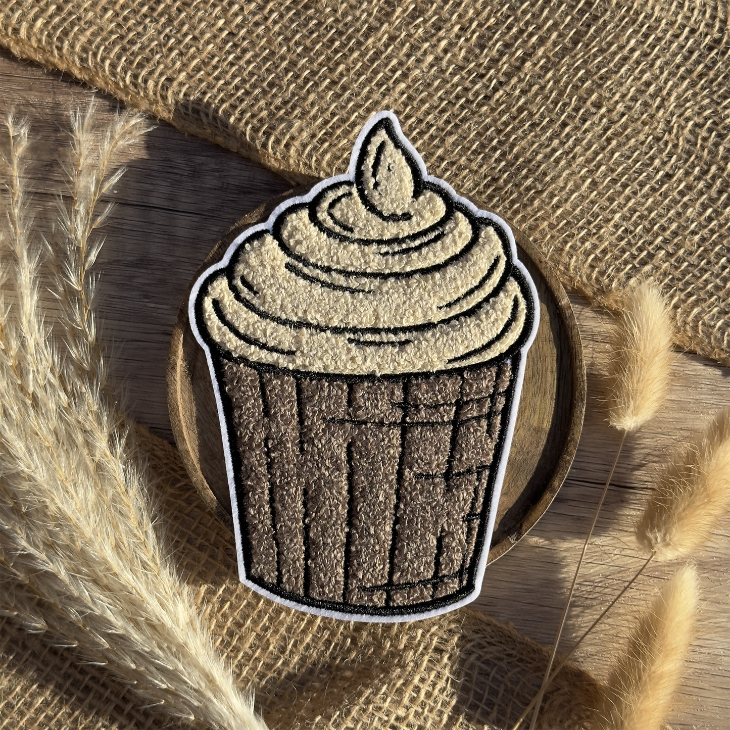 Chenille Patch I Cupcake