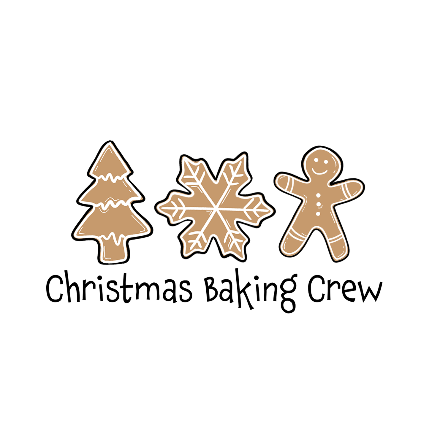 Bügelbild Groß | Christmas Baking Crew