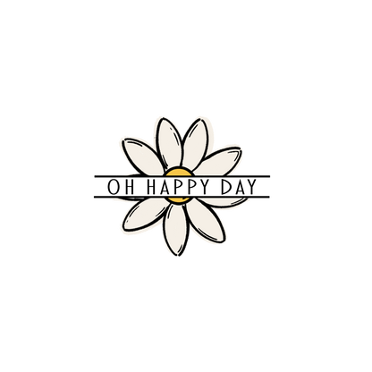 Bügelbild Groß | Daisy plus Spruch