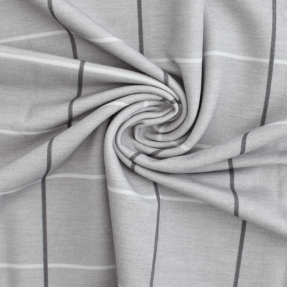 Bio French Terry | Grey Grid