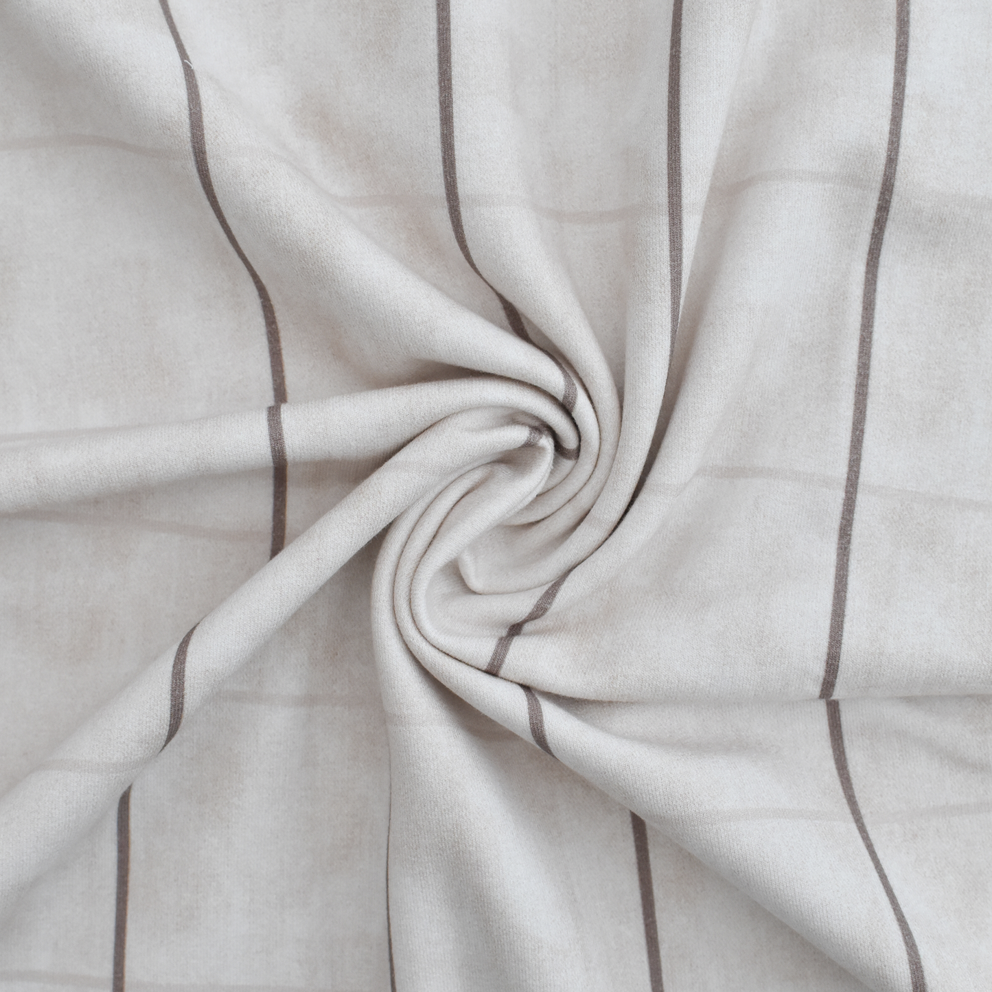 Bio French Terry | Beige Grid