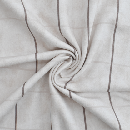 Bio French Terry | Beige Grid