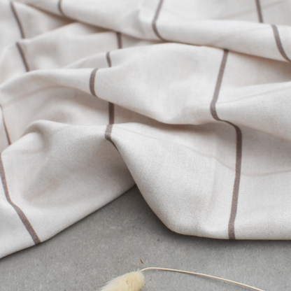 Bio French Terry | Beige Grid