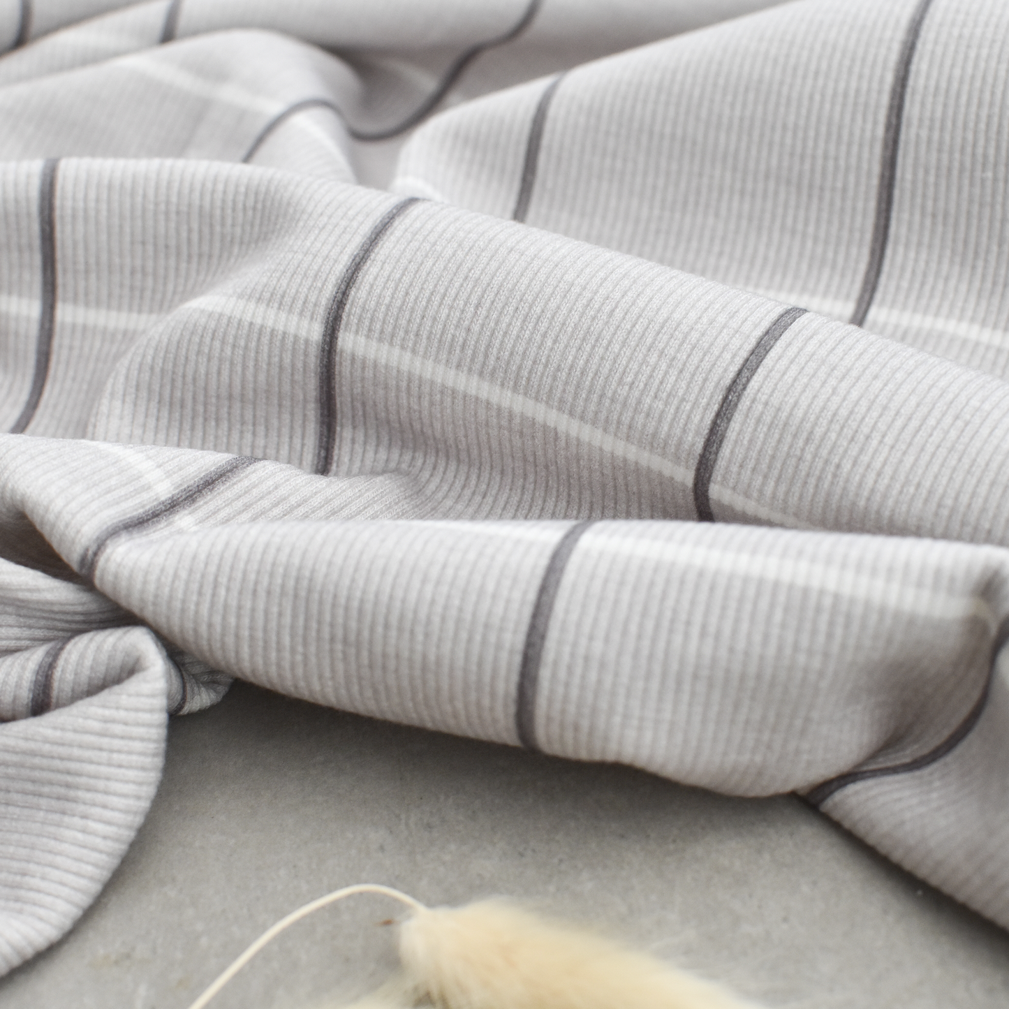 Bio French Terry | Grey Grid