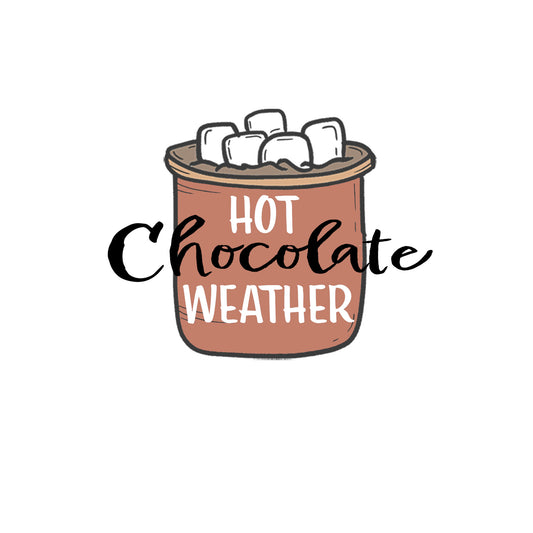 Bügelbild Groß | Hot Choclate Weather