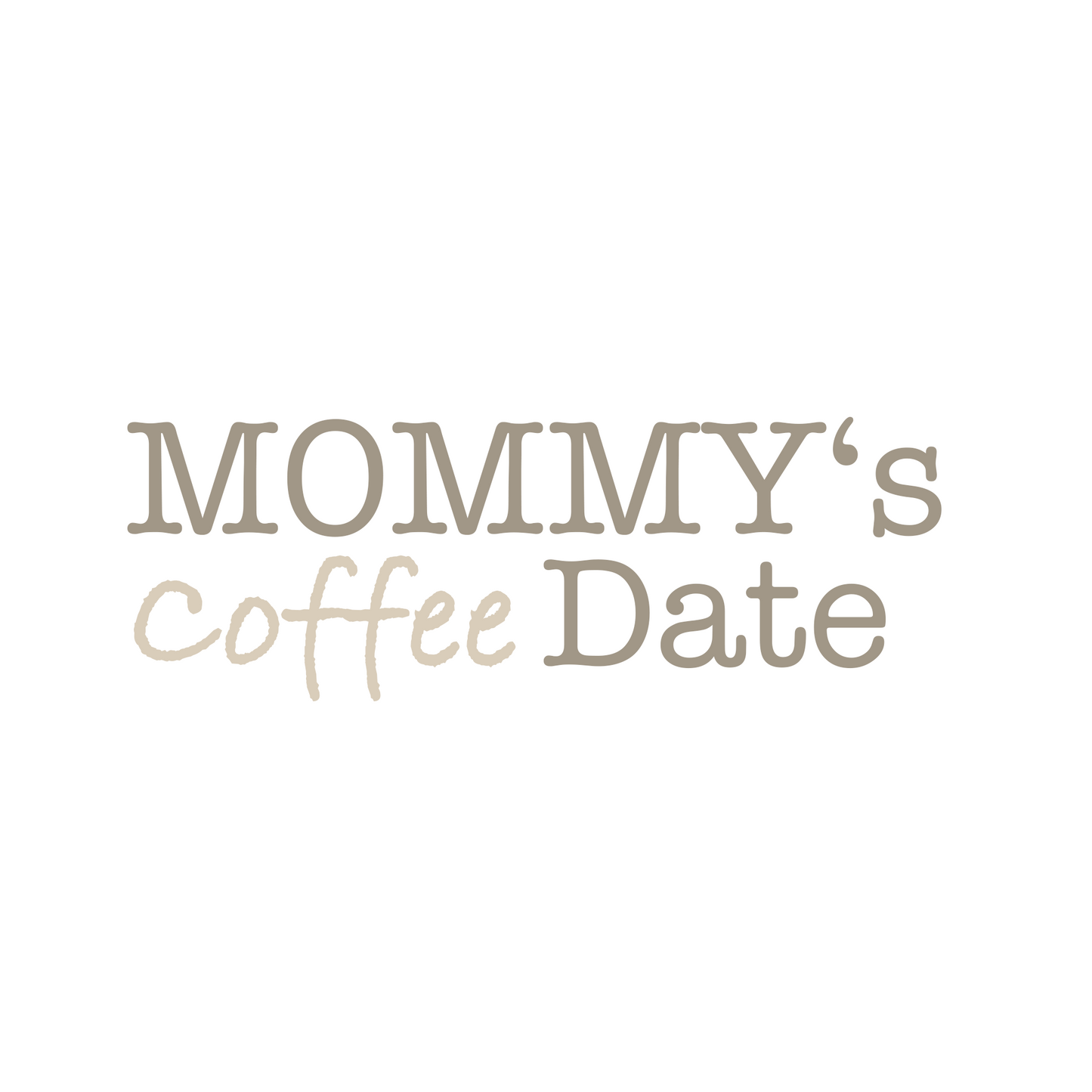 Bügelbild Groß | MOMMY’s coffee Date