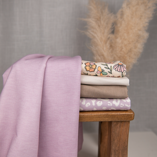 Bio French Terry | Denim Lila