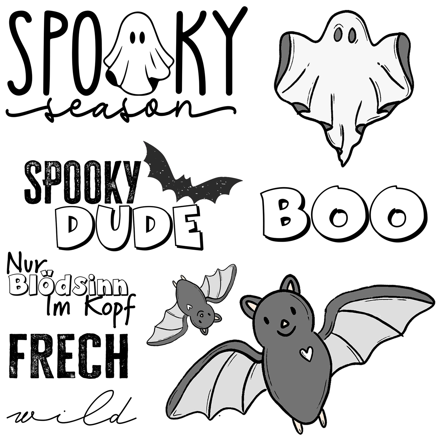 Bügelbild Groß | Boo Crew