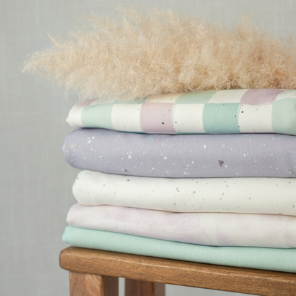 Bio French Terry | Lila Konfetti