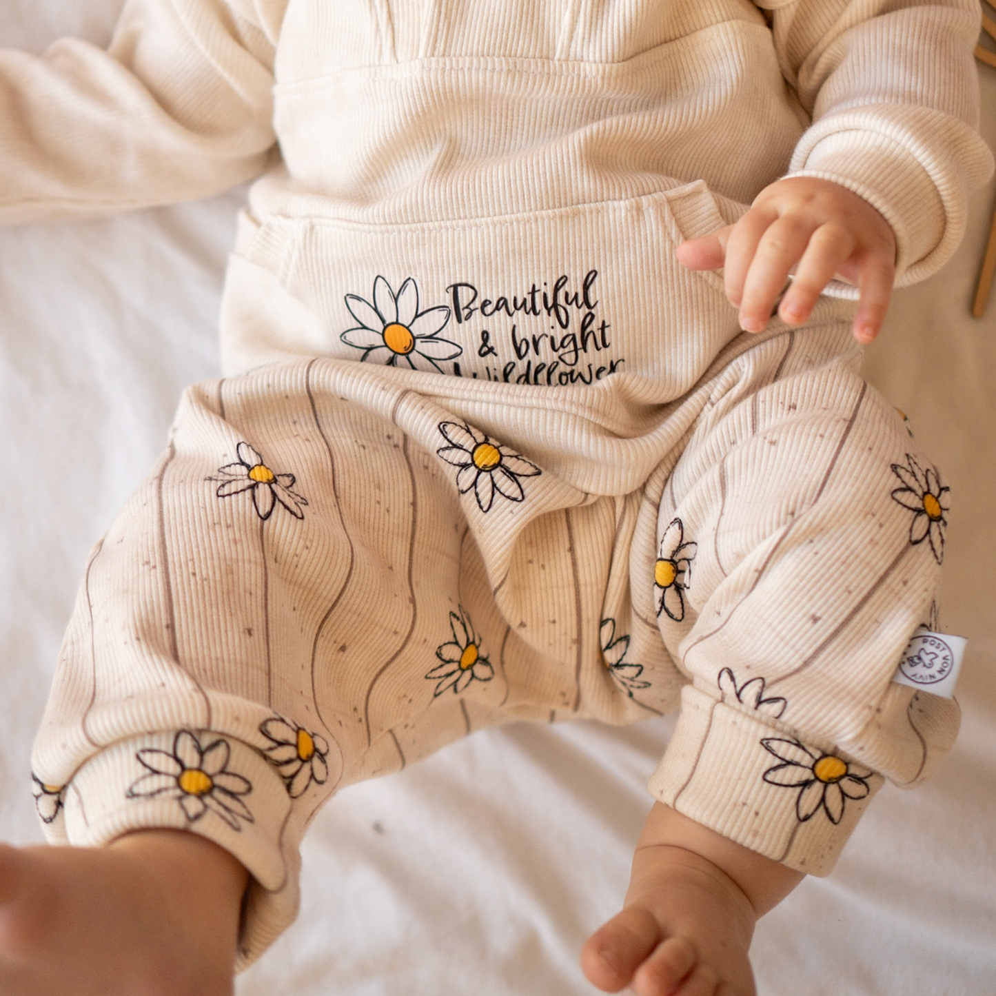 Bio Heavy Ribjersey | Daisy Flower
