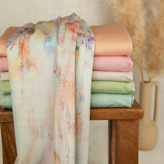 Colorful washed