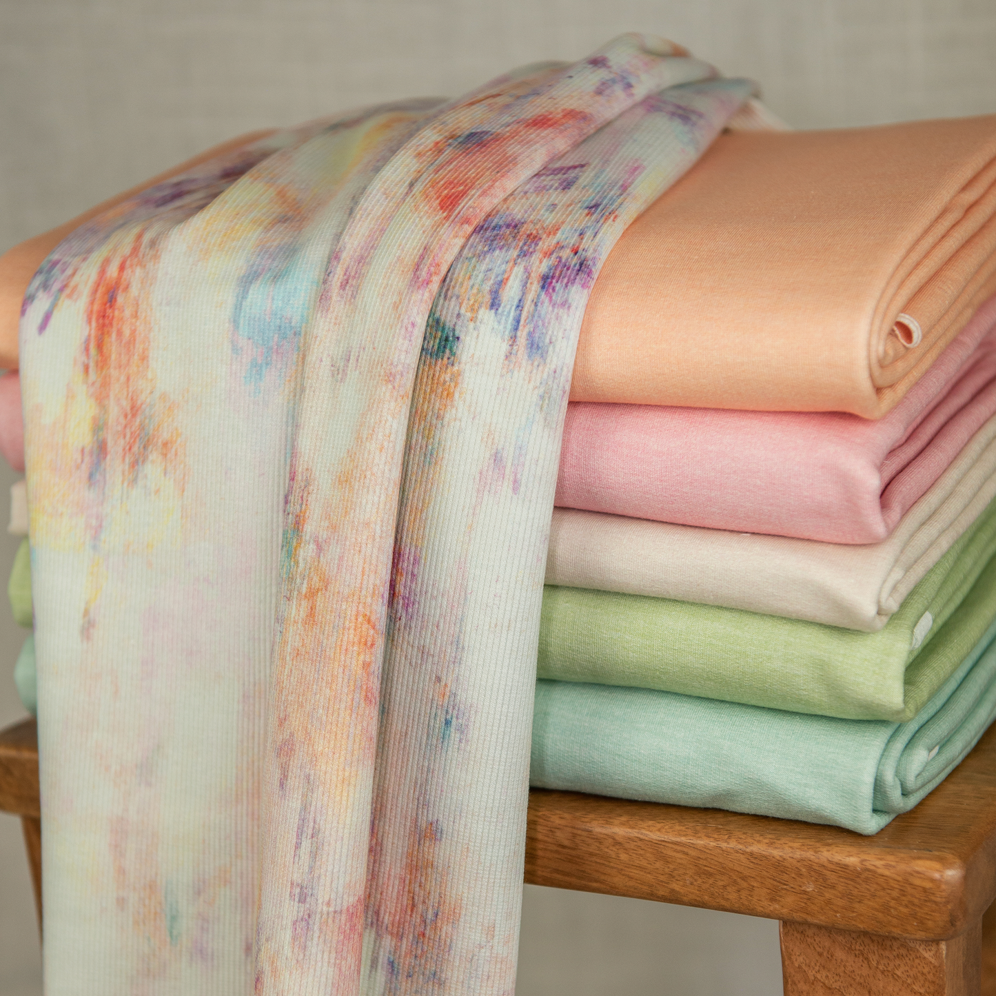 Colorful washed