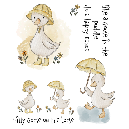 Bügelbild Groß | Silly Goose