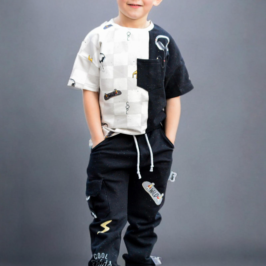 Sweat | Konfetti schwarz