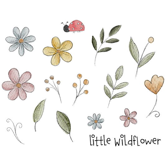 Bügelbild Groß | FlowerPower