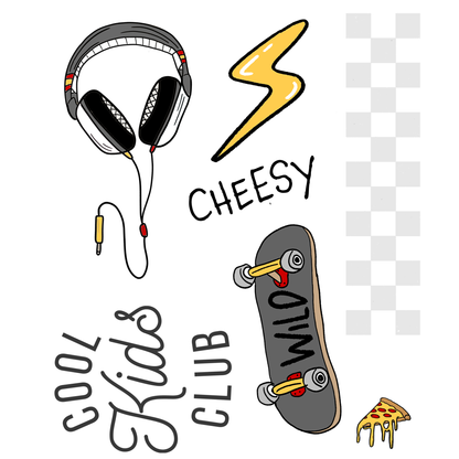Bügelbild Groß | Cool Kids