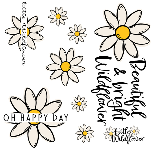 Bügelbild Groß | Daisy Love