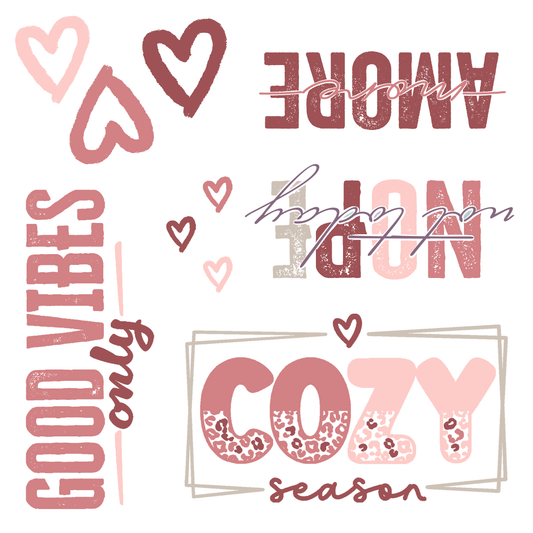 Bügelbild Groß | More Amore