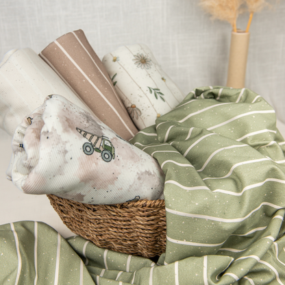Bio French Terry | Forest Stripes