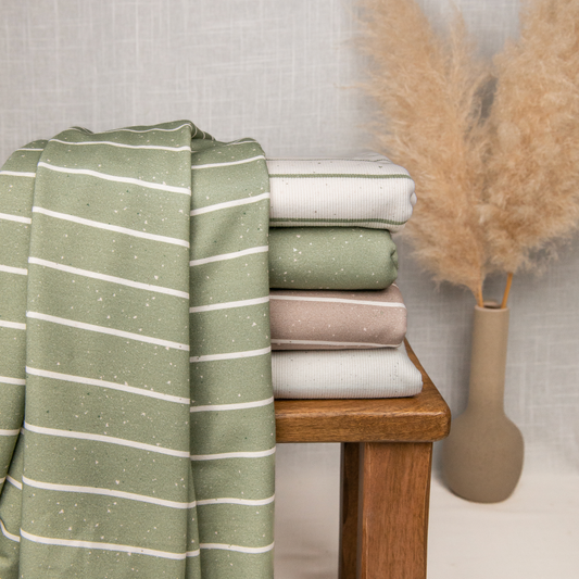 Bio French Terry | Forest Stripes