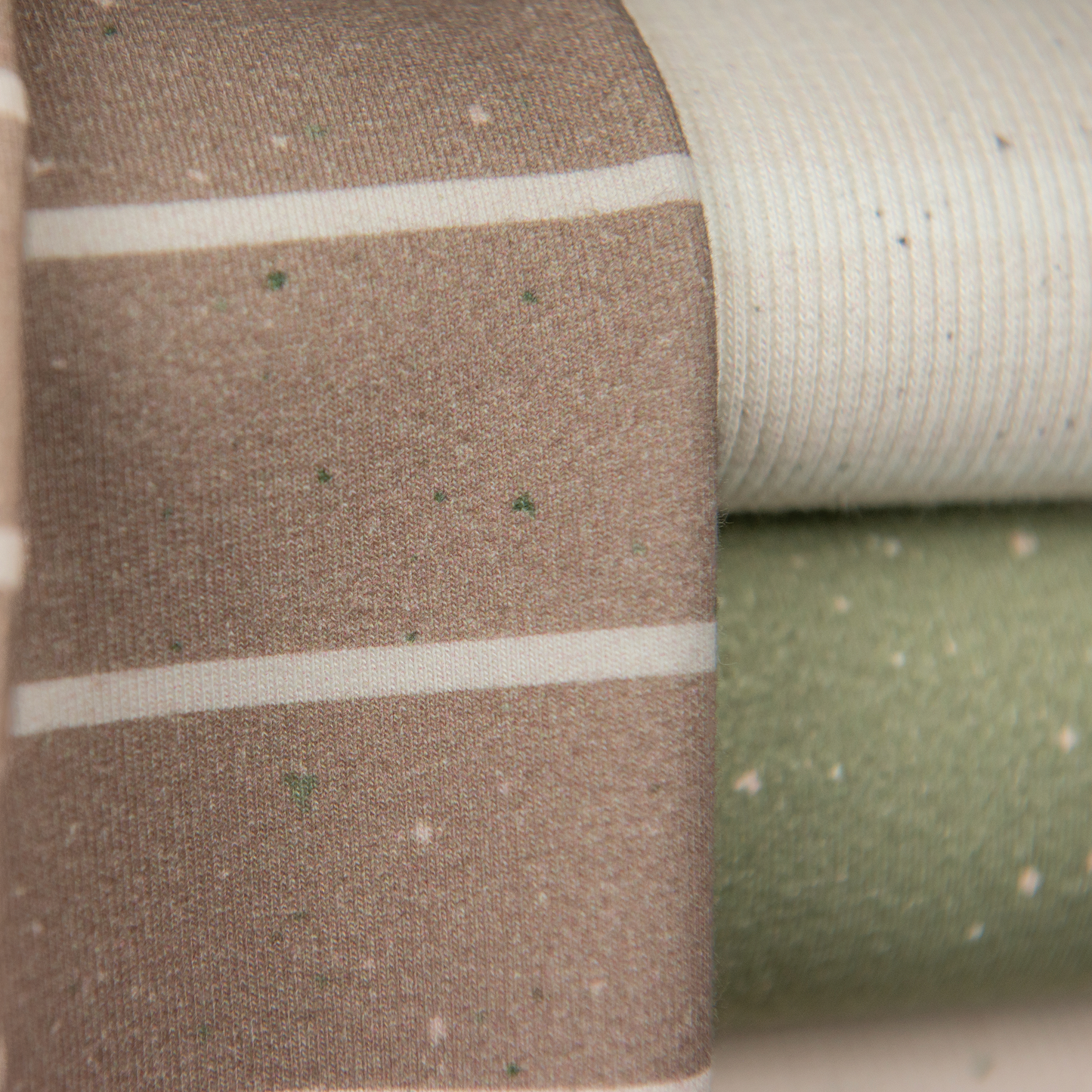 Bio French Terry | Wood Stripes