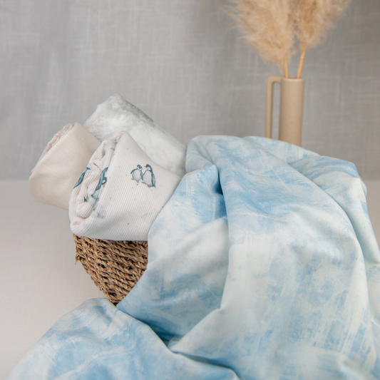 Bio French Terry | Batik blau