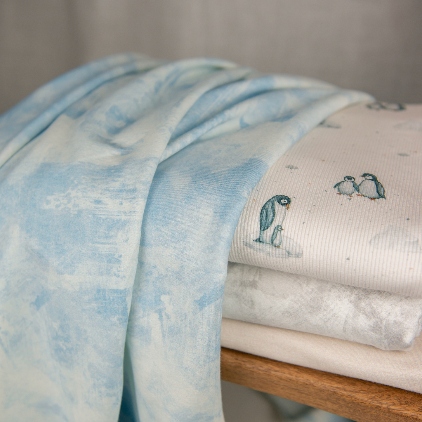 Bio French Terry | Batik blau